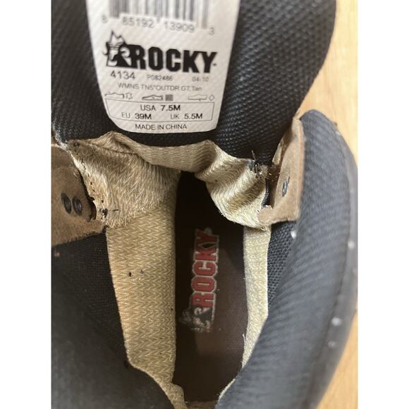 Rocky GoreTex Utility Mens Brown Insulated Hiking Boots P082486 Size 7.5 main image 4